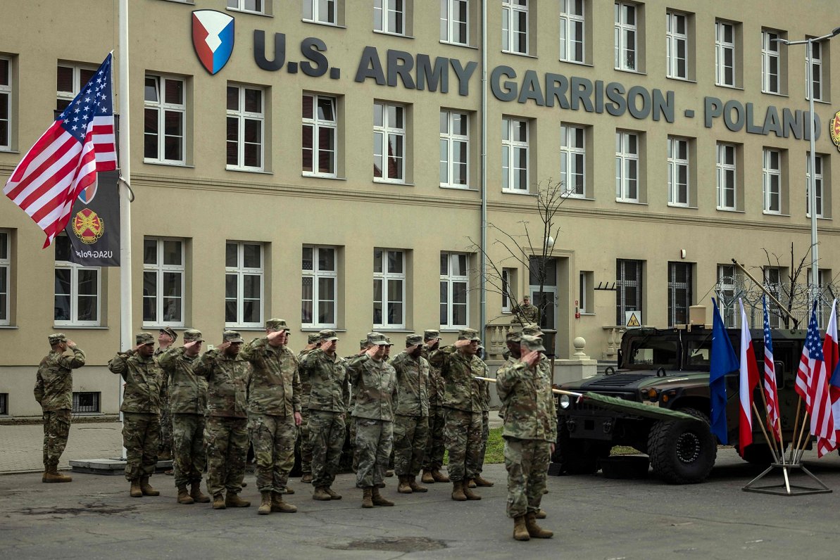 Polijā atklāj ASV armijas pastāvīgo garnizonu, 21.03.2023