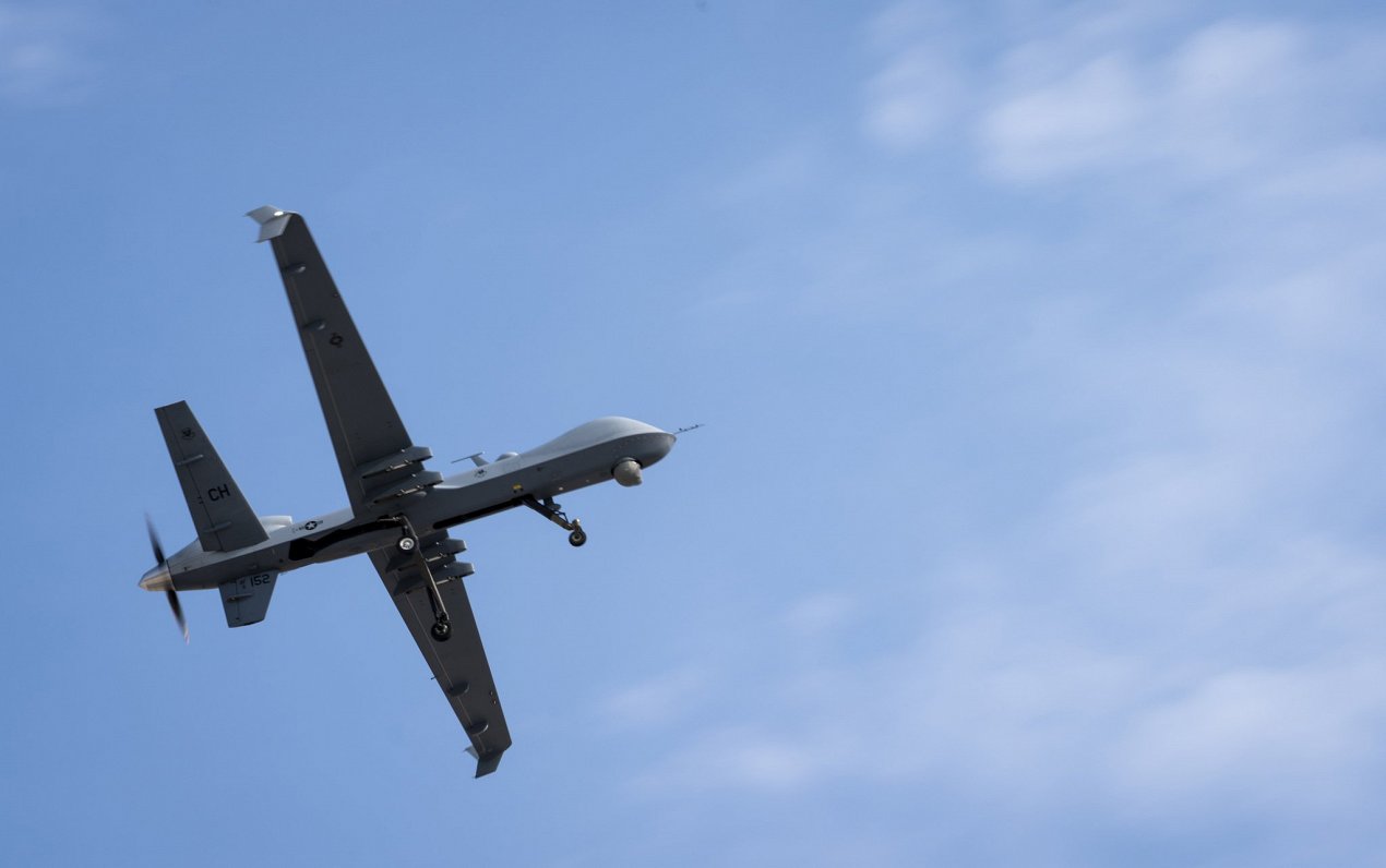 Американский беспилотник MQ-9 Reaper Drone. Иллюстрация