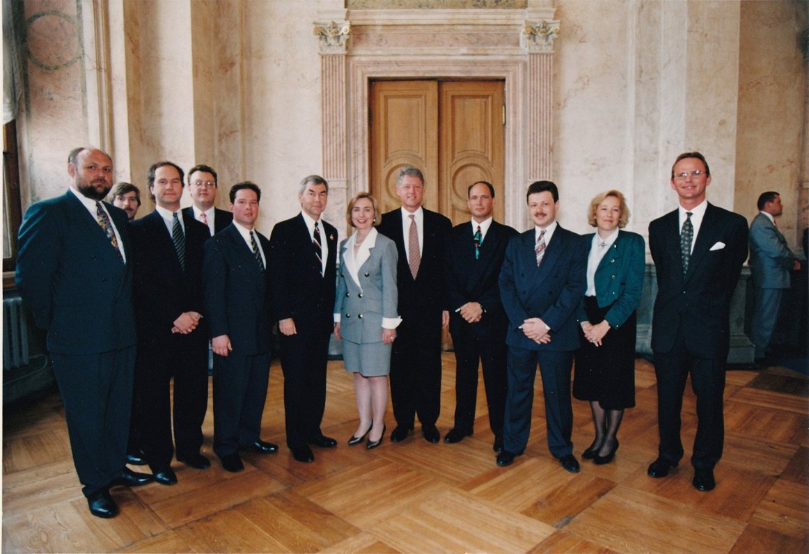 AmCham in 1994 during visit of President Bill Clinton