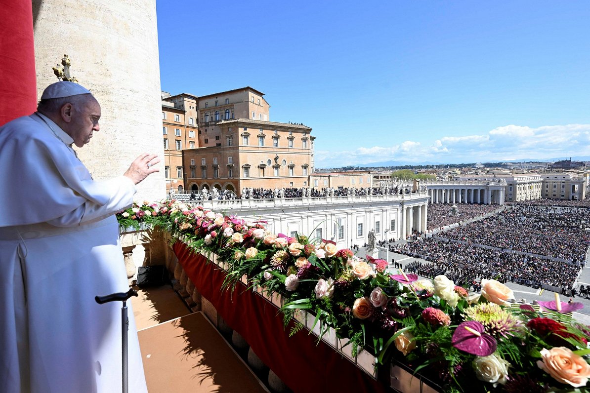 Lieldienas Vatikānā, 2023. gada 9.aprīlī