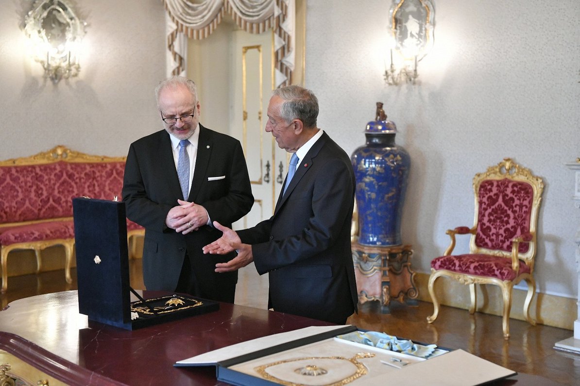 Presidet Levits on state visit to Portugal