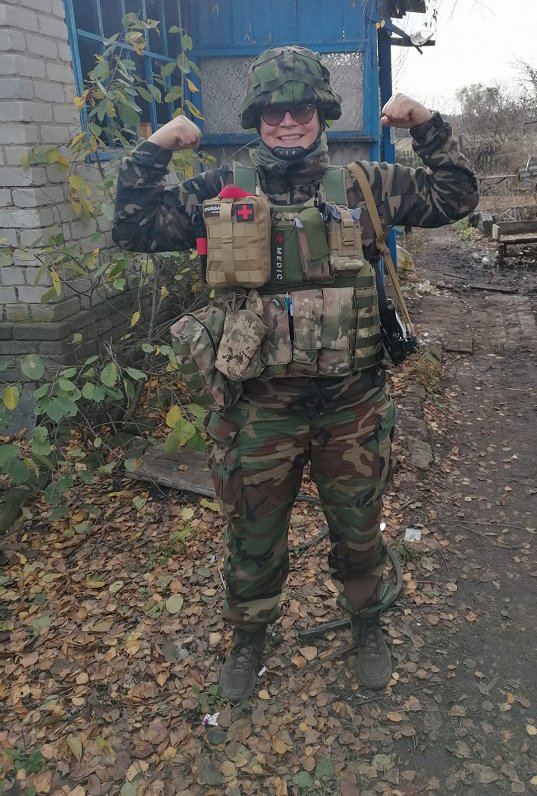 Sarmīte Cīrule Ukrainas frontē