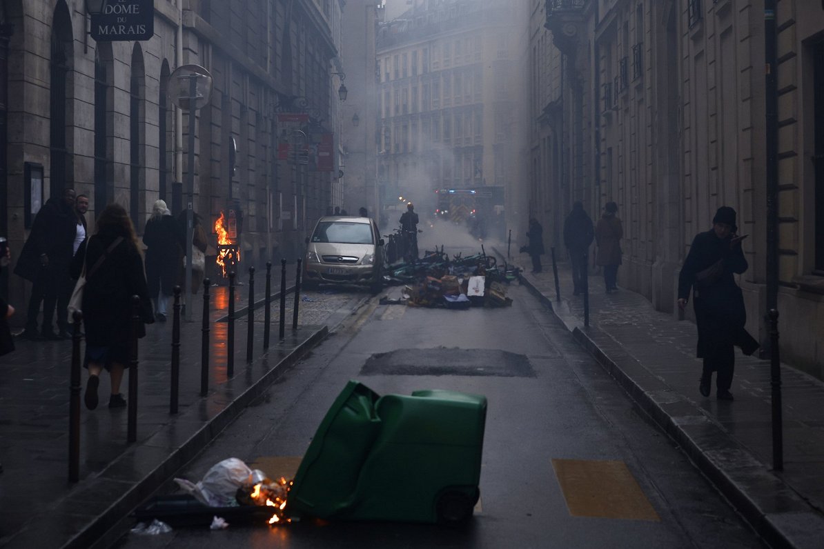 Protesti Parīzē, 14.03.2023.