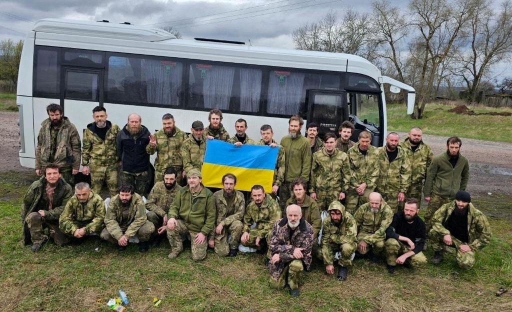 Ukrainā atgriezušies karagūstekņi, 16.04.2023.