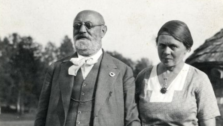 Jāzeps Vītols un viņa dzīvesbiedre Annija