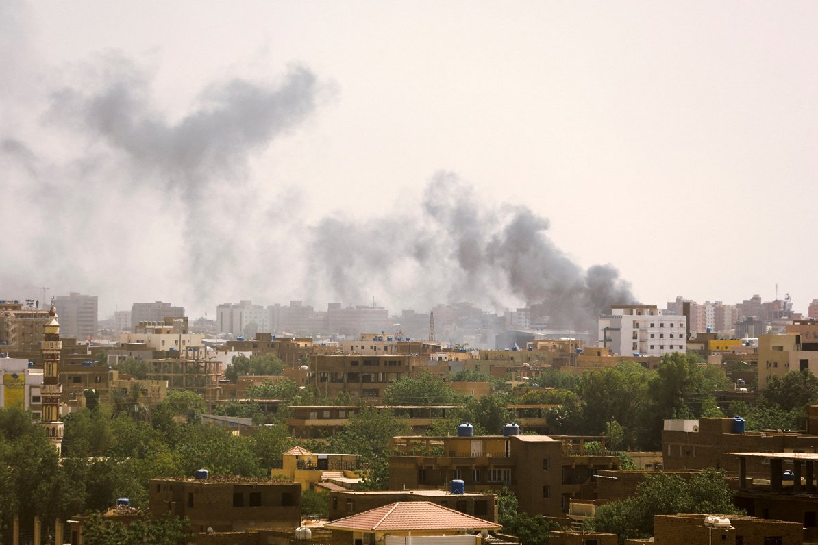 Kaujas Sudānas galvaspilsētā Hartūmā