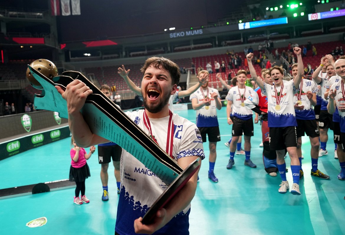 Pelnrušķītes stāsts florbola ballē: Lielvārdes uzvara vainago Latvijas čempionāta sezonu