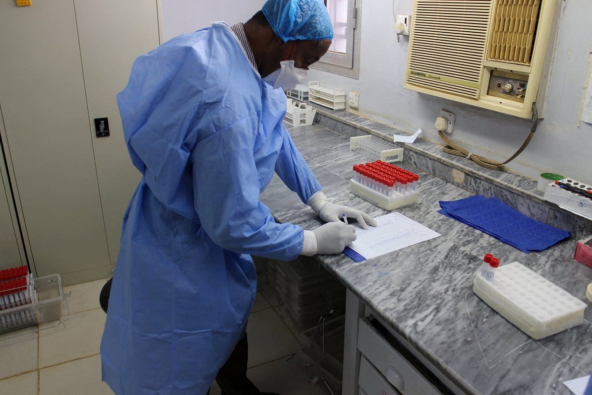 Sabiedrības veselības laboratorija Sudānas galvaspilsētā Hartūmā
