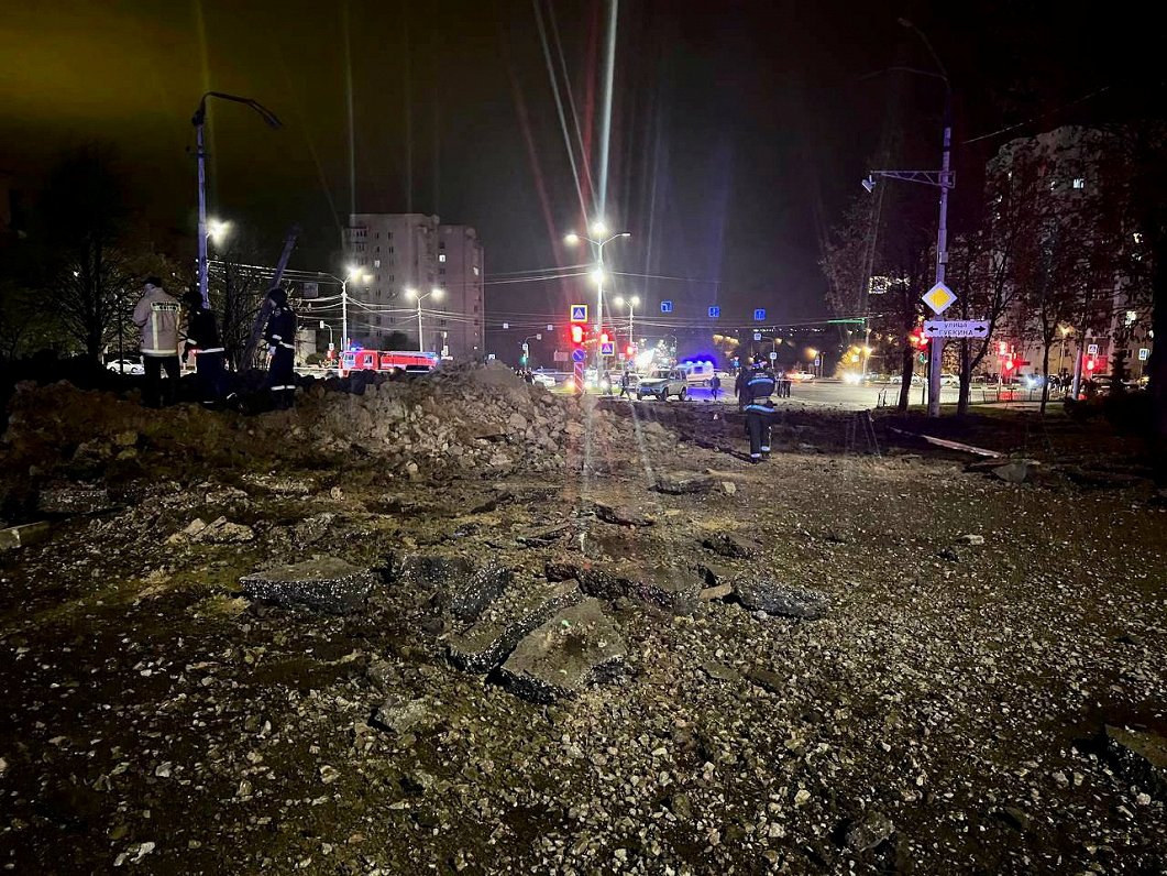 В Белгороде взорвалась бомба, упавшая с самолета ВКС РФ