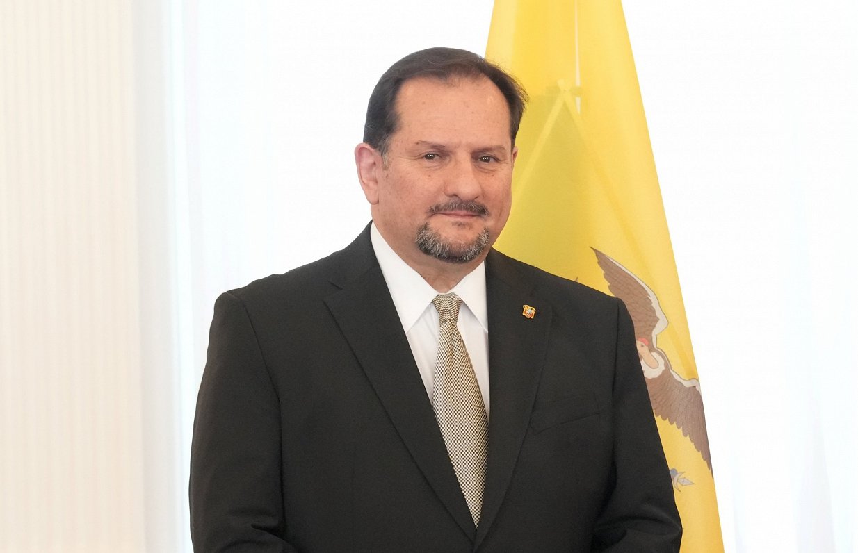 Посол Эквадора в Латвии Диего Фернандо Морехон-Пасминьо