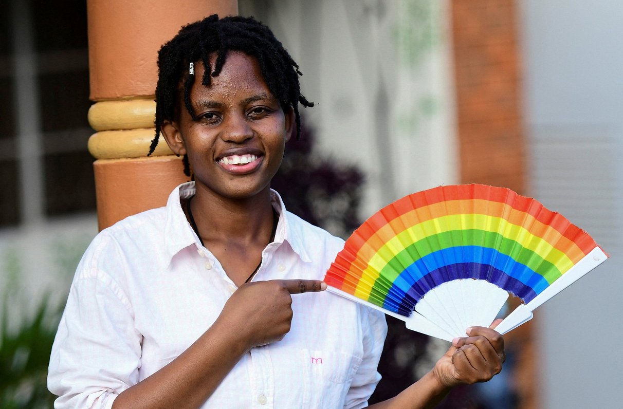 Ugandas LGBT kopienas aktīviste Jūnisa Maltego