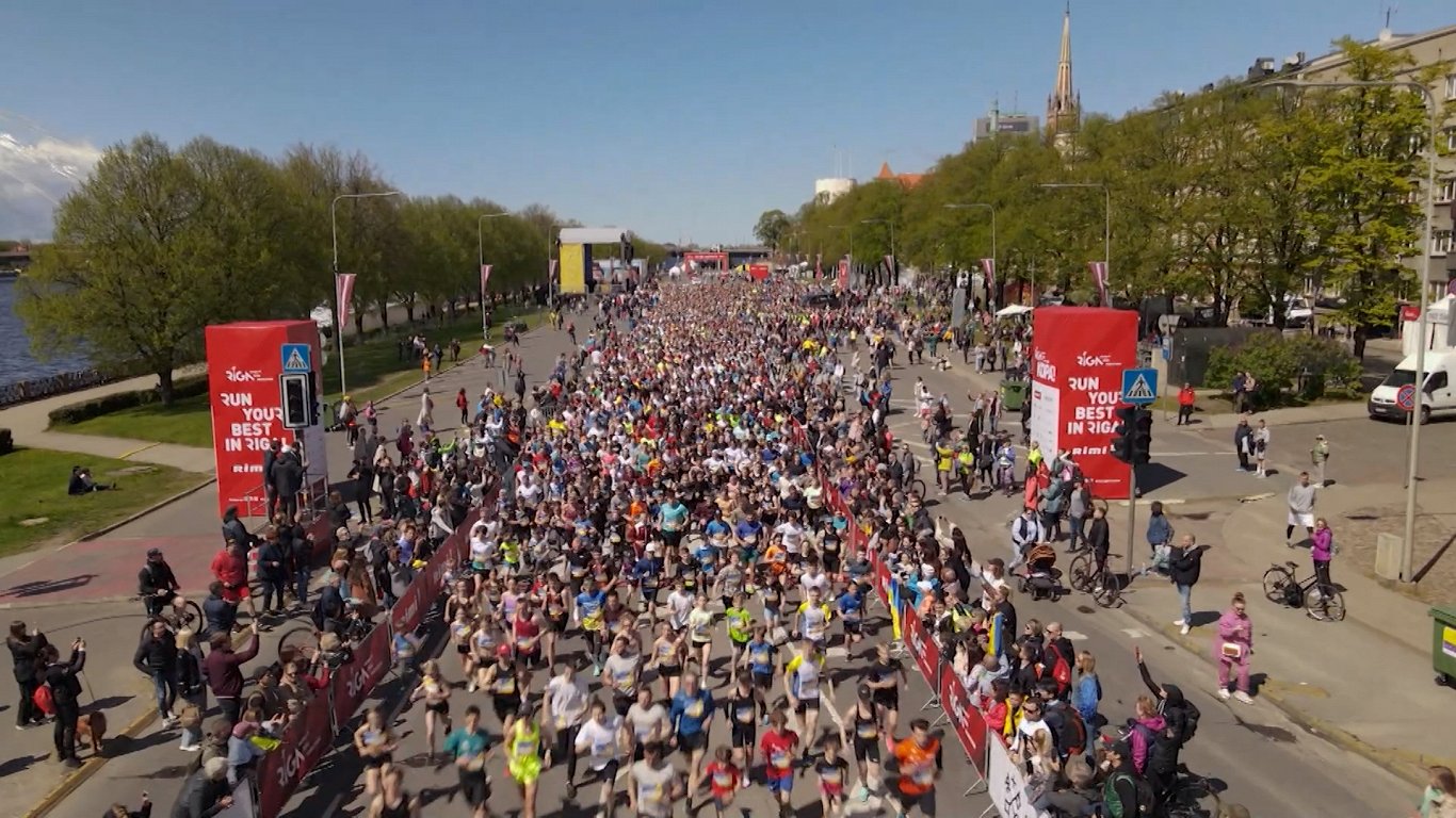Rīgas maratona dalībnieki