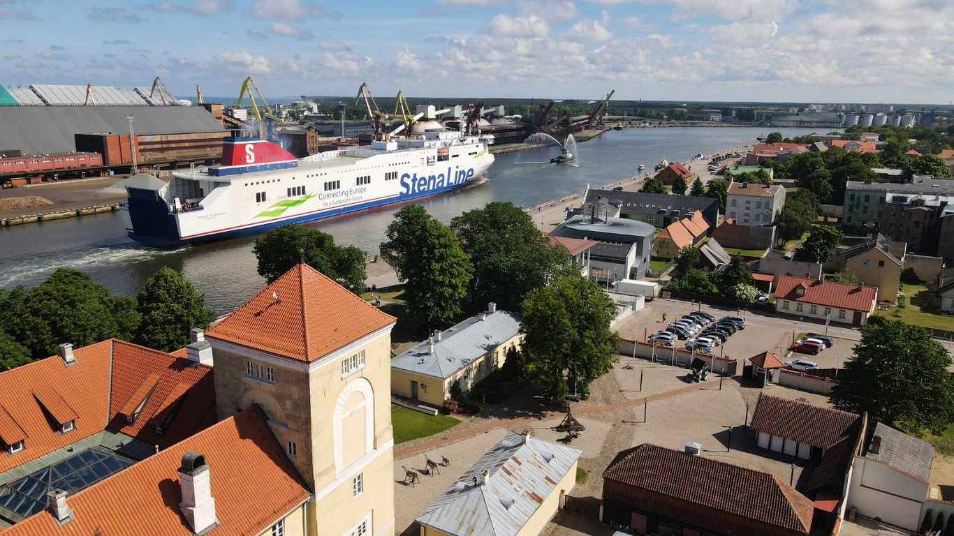 Stena Line ferry in Ventspils