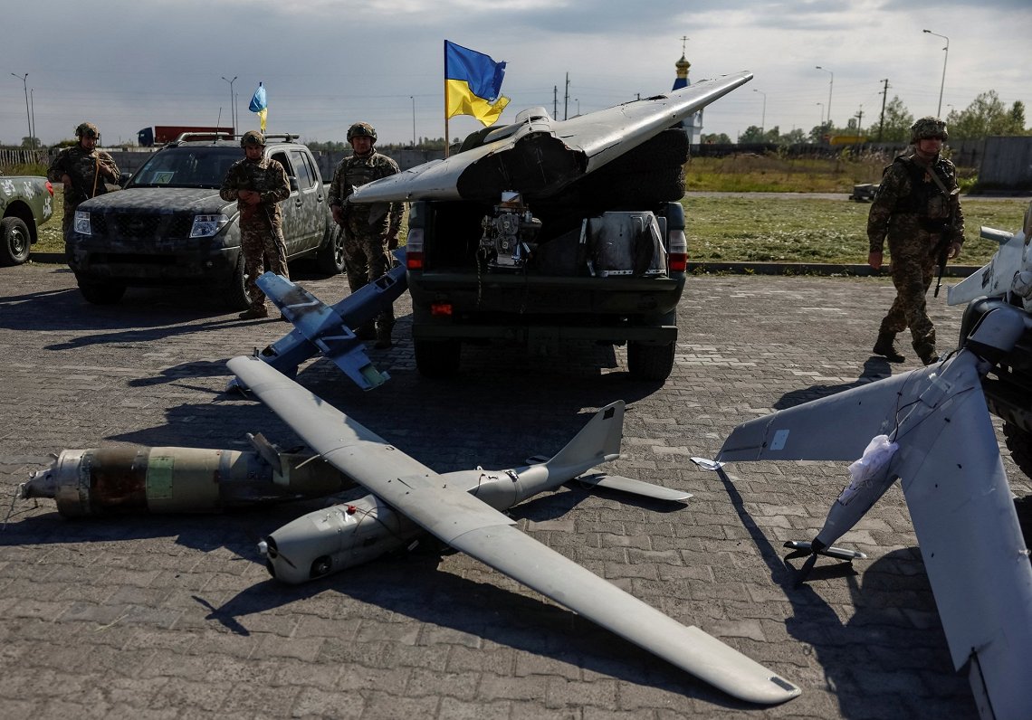 Сбитые дроны РФ. Украина, Киевская область. 10.05.2023