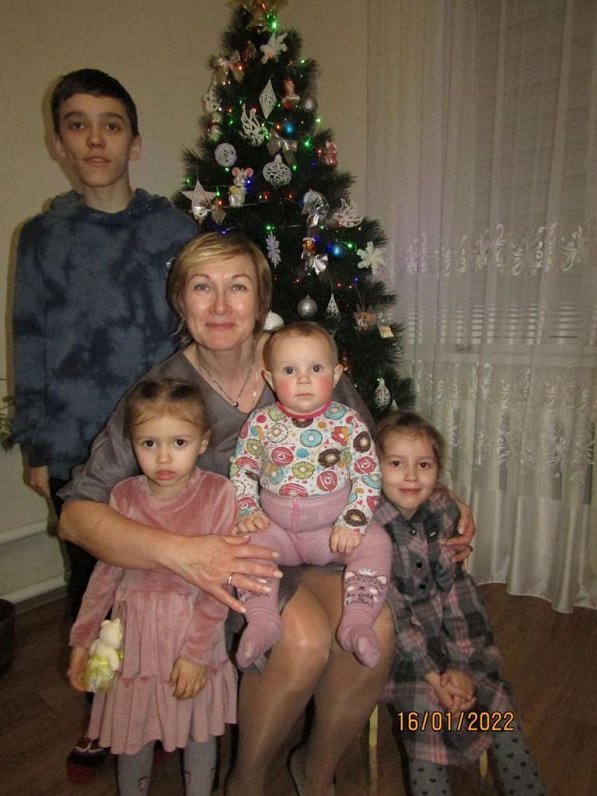Ukrainietes Svetlanas Vorožbitas ģimene
