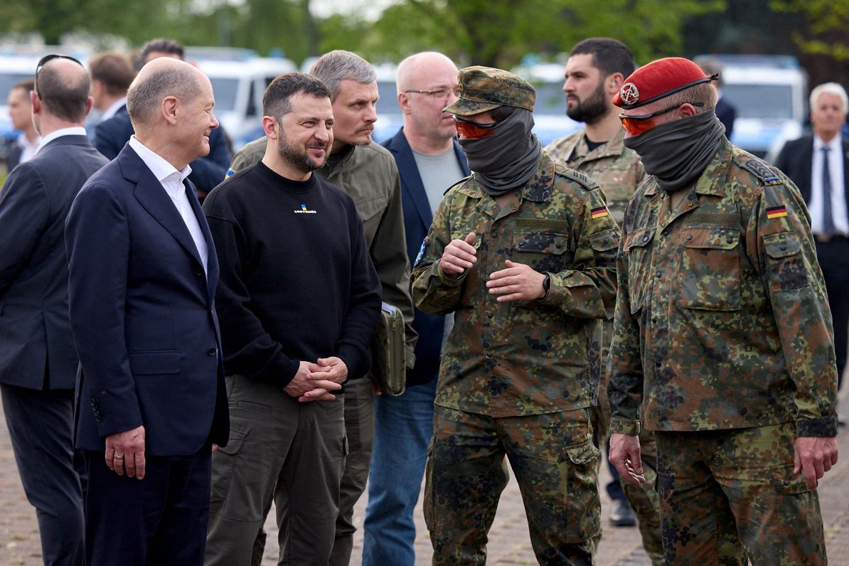 Ukrainas prezidents Zelenskis vizītē Vācijā