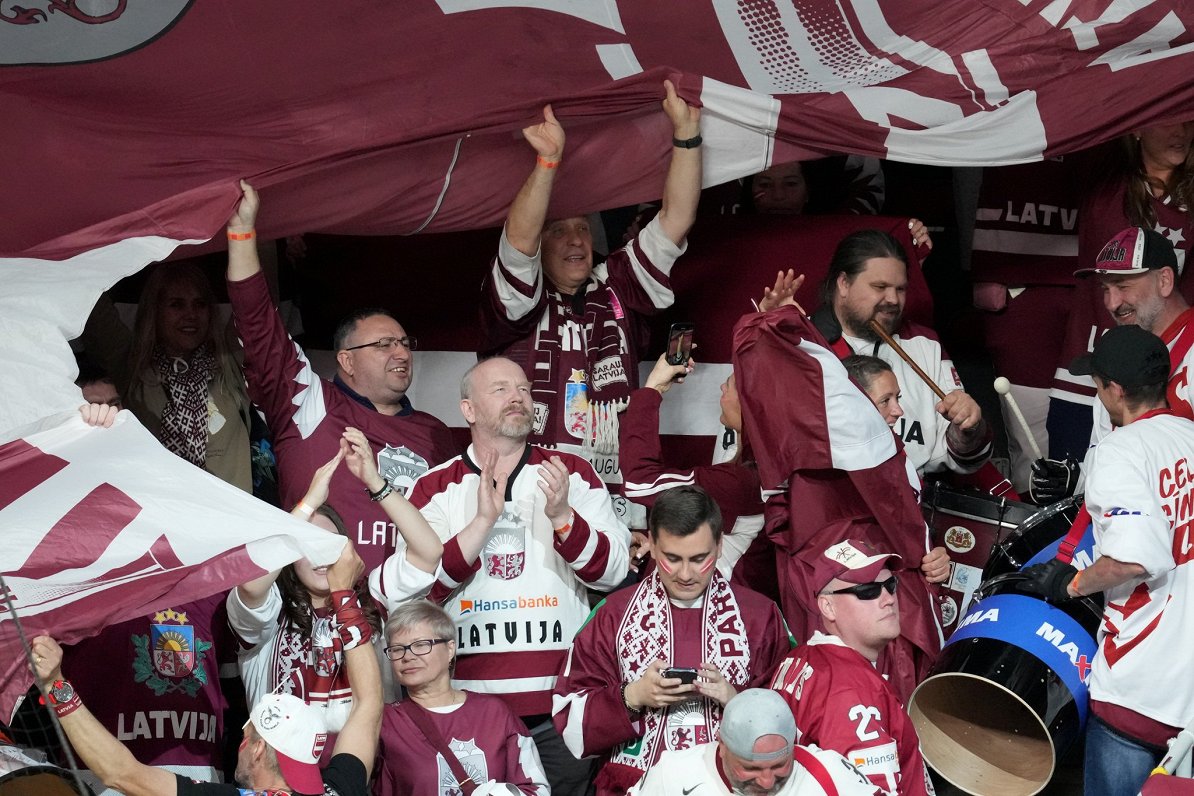 Latvijas un Čehijas izlašu spēle pasaules hokeja čempionātā
