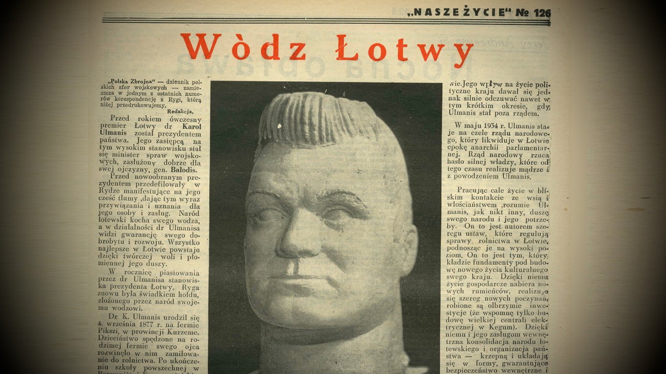 12. maijs (1926) — Pilsudska valsts apvērsums, 15. maijs (1934) — Ulmaņa laiki Latvijā.