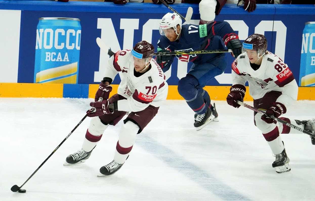 Latvija izcīna bronzas medaļu IIHF pasaules čempionātā ar uzvaru pār ASV / Raksts