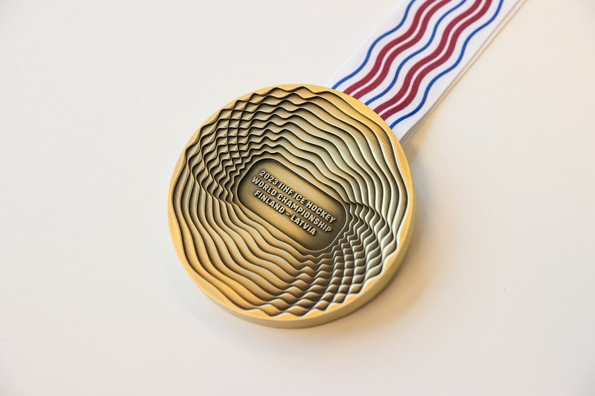 Золотая медаль чемпионата мира по хоккею 2023
