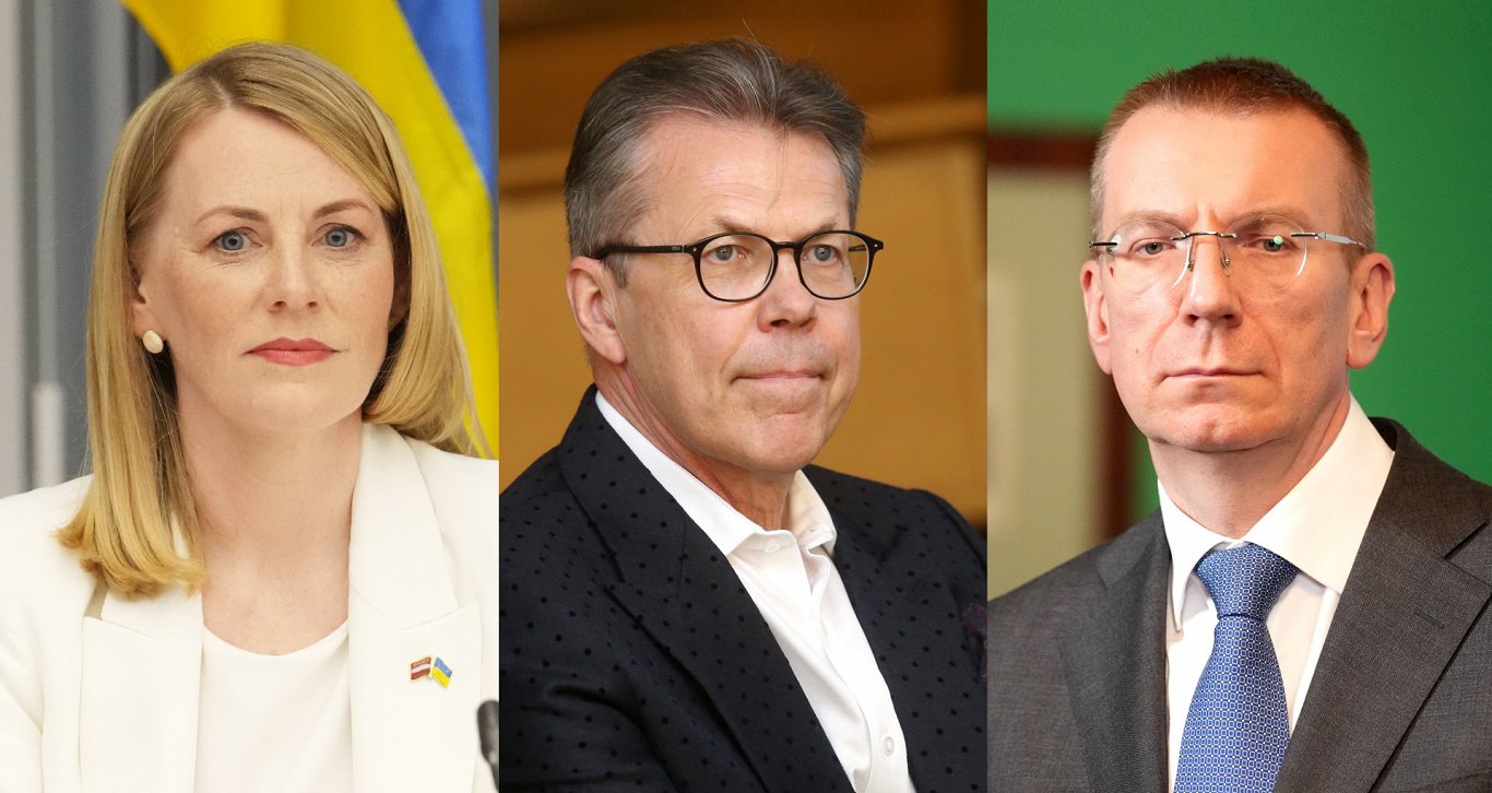 Кандидаты в президенты Латвии: Элина Пинто, Улдис Пиленс и Эдгар Ринкевич