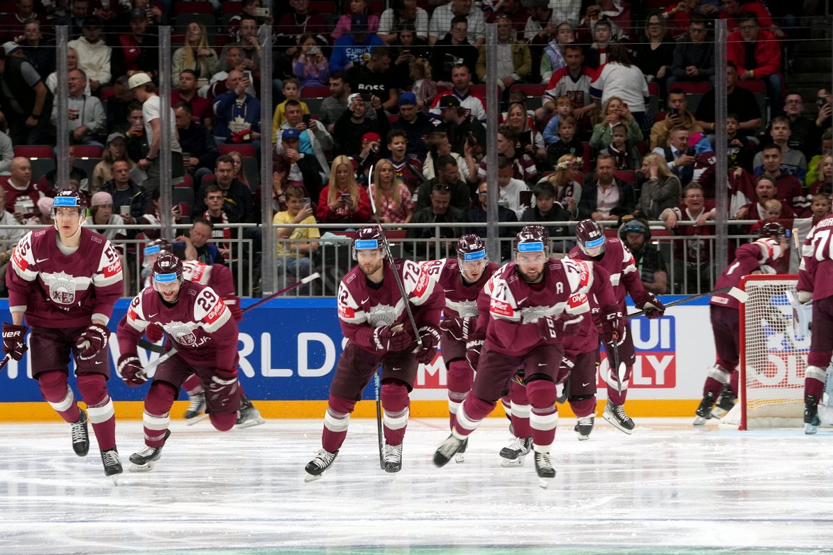 Сборная Латвии на чемпионате мира по хоккею 2023