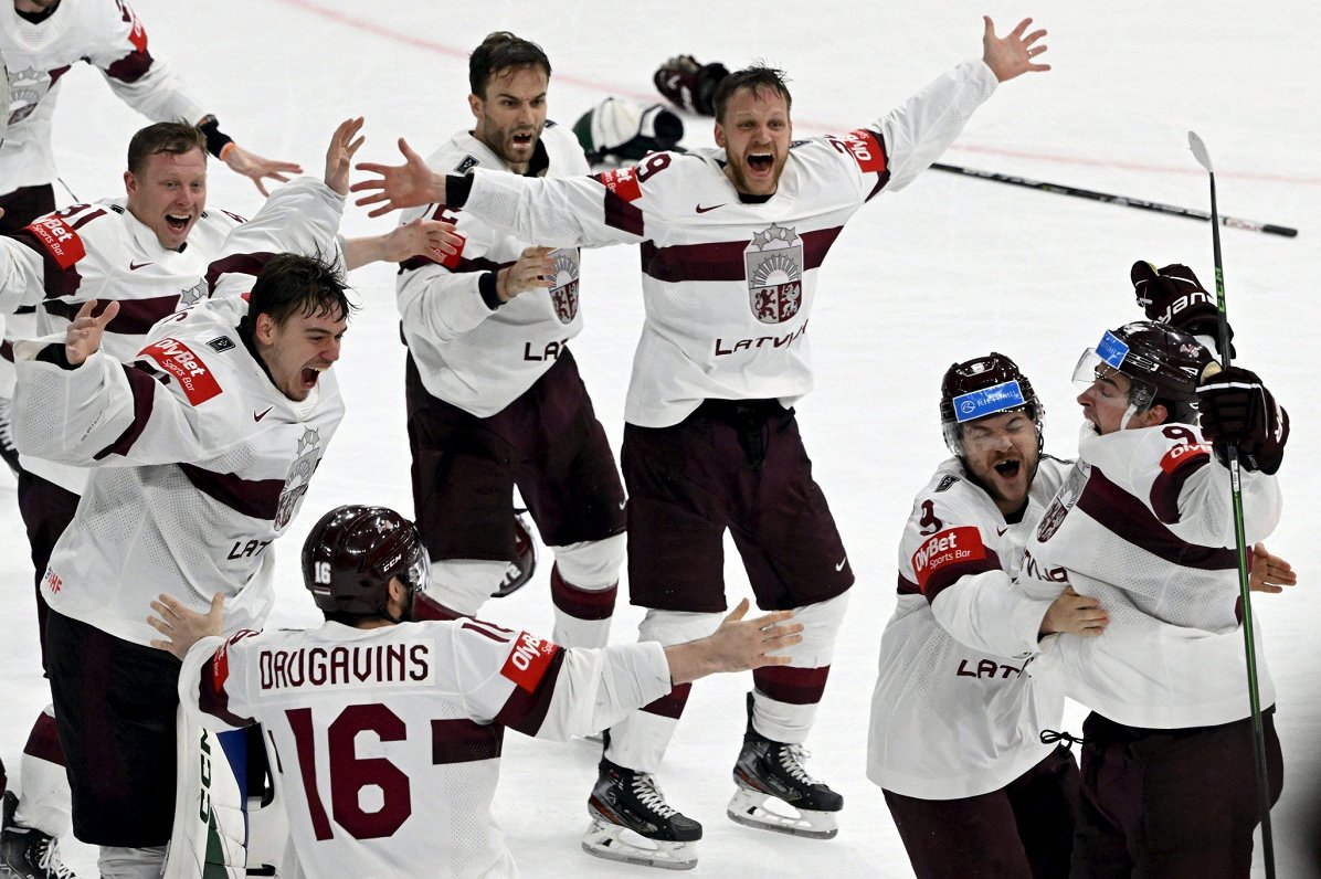 Latvijas hokejisti pasaules čempionātā izcīna bronzu