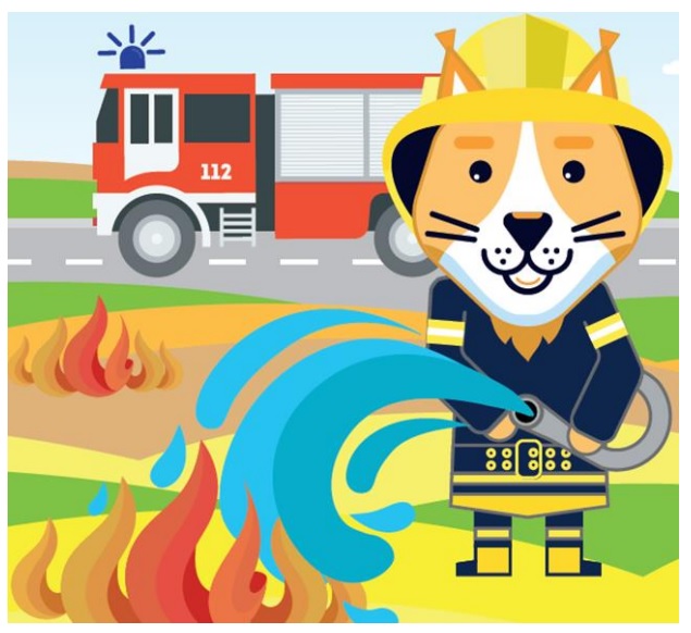 State Fire and Rescue Service children's educational material