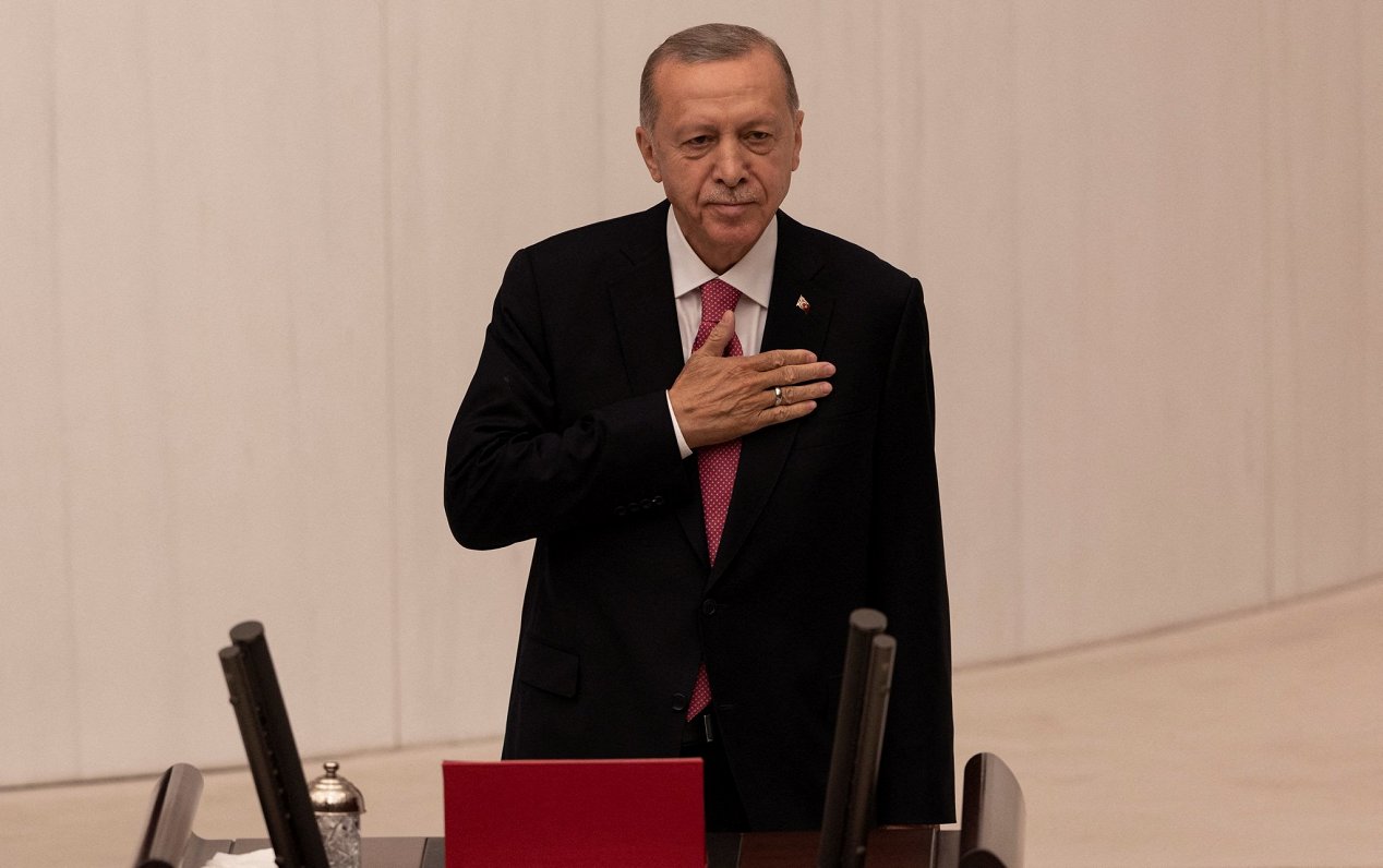 Redžeps Tajips Erdogans nodod prezidenta zvērestu