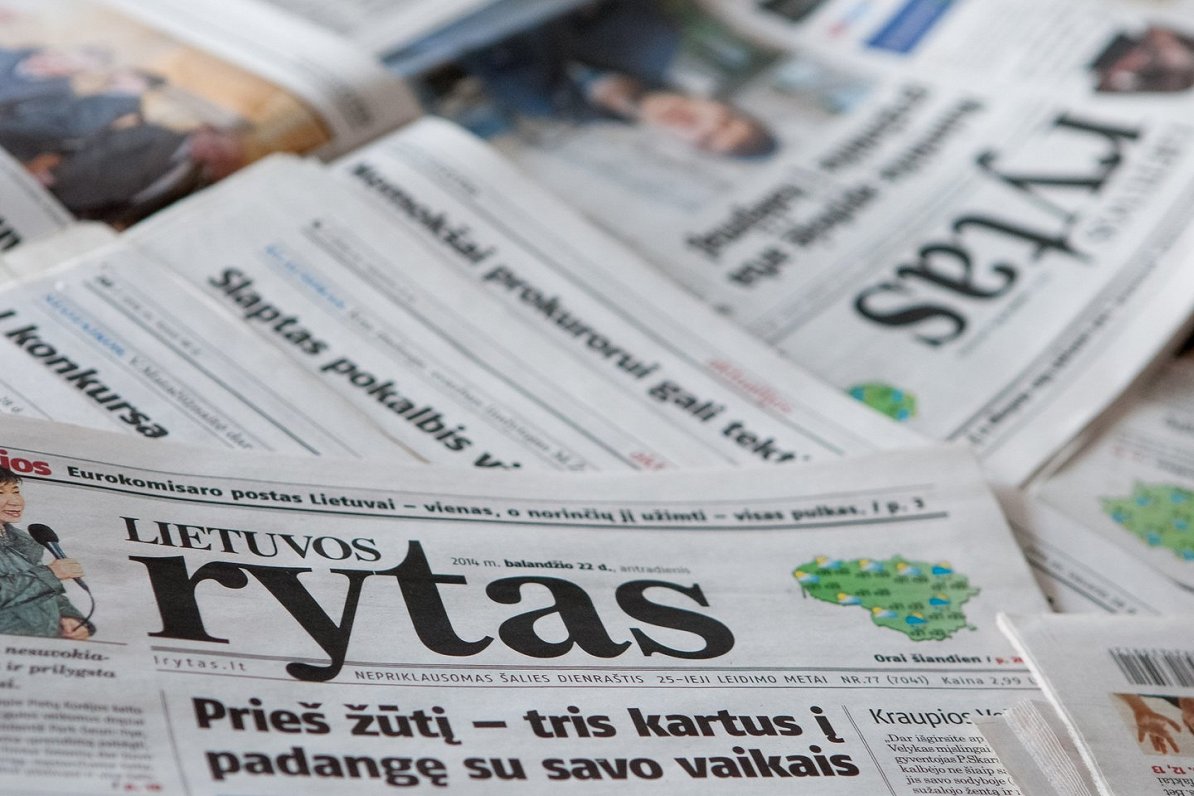 Lietuvas laikraksts &quot;Lietuvos rytas&quot; drukātā veidā turpmāk iznāks reizi nedēļā