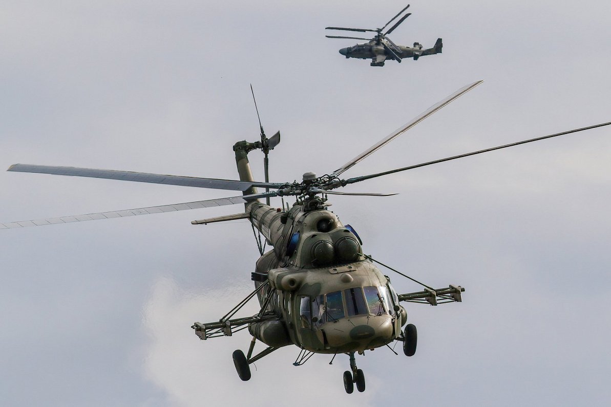 Krievijas kara helikopteri