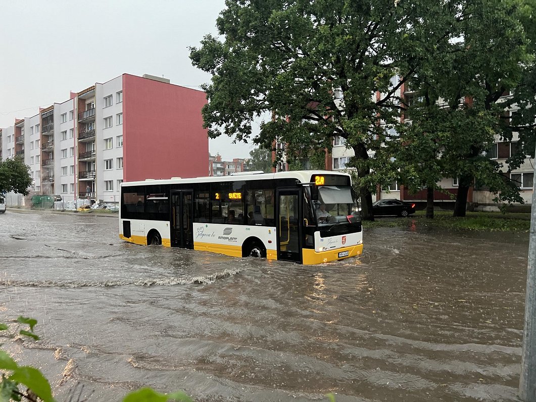 Plūdi Jelgavā. 2023. gada 19. jūnijs.