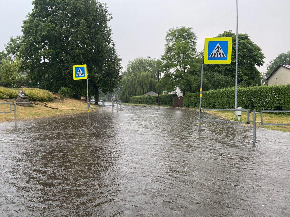 Plūdi Jelgavā. 2023. gada 19. jūnijs.