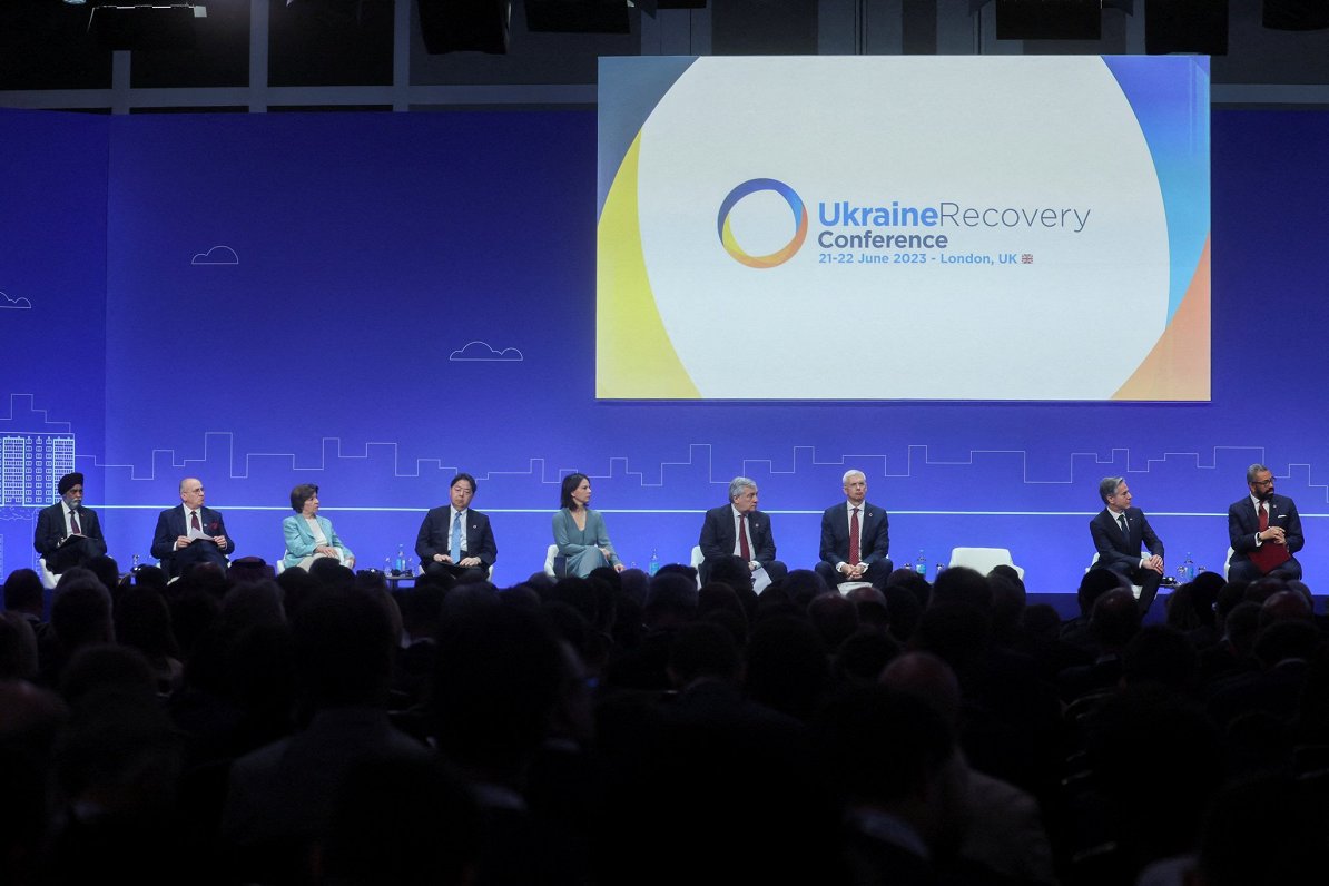 Londonā notiek konference par Ukrainas atjaunošanu