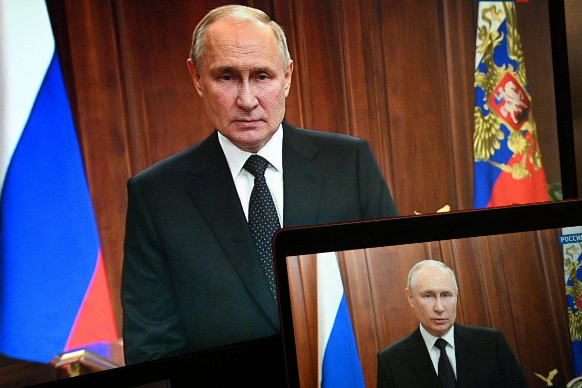 Видеообращение президента РФ Владимира Путина 24.06.2023