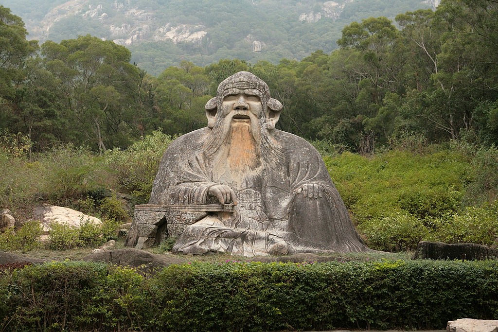 Laodzi statuja. Attēls ilustratīvs.