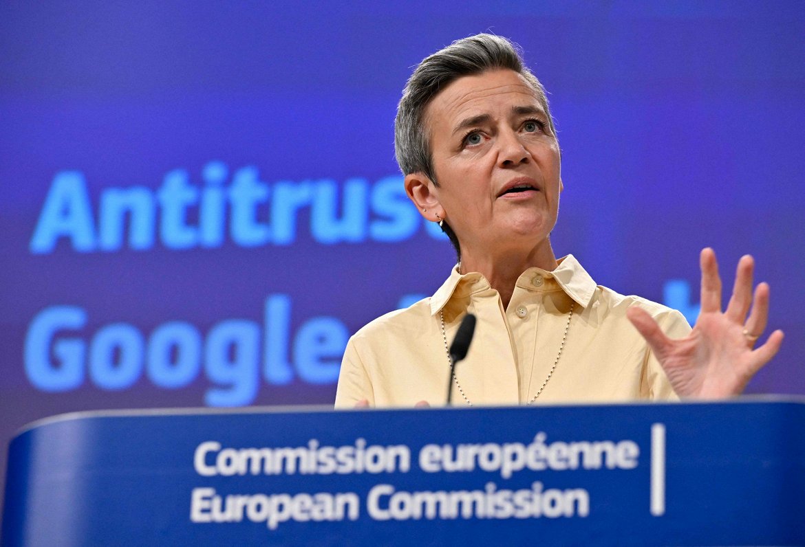 ES konkurences komisāre Margrēte Vestagere