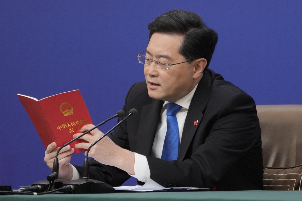Ķīnas ārlietu ministrs Cjiņs Gans