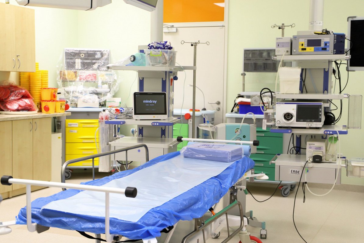 Endoskopijas izmeklēšanas telpas Rīgas Austrumu klīniskās universitātes slimnīcā