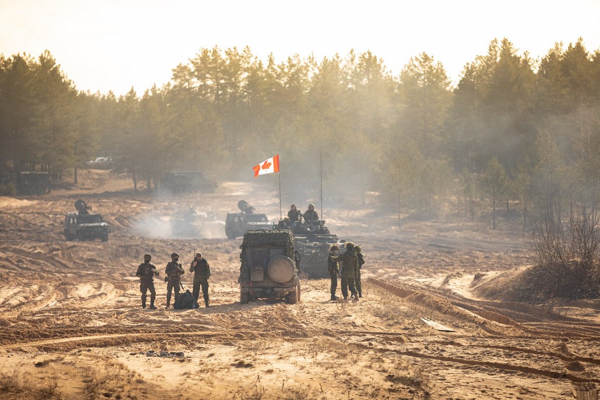 NATO military training in Latvia (illustrative photo)