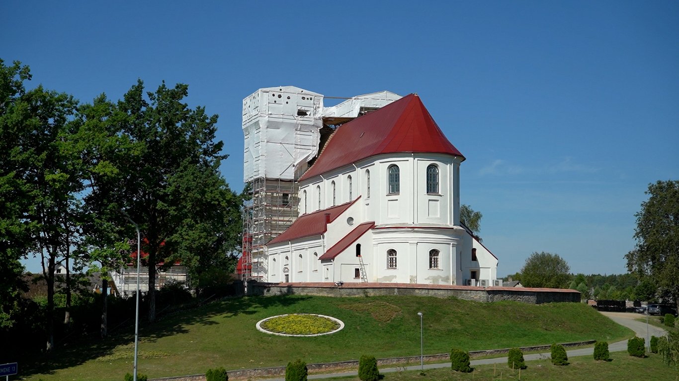 Skaistkalnes baznīcas torņu atjaunošana