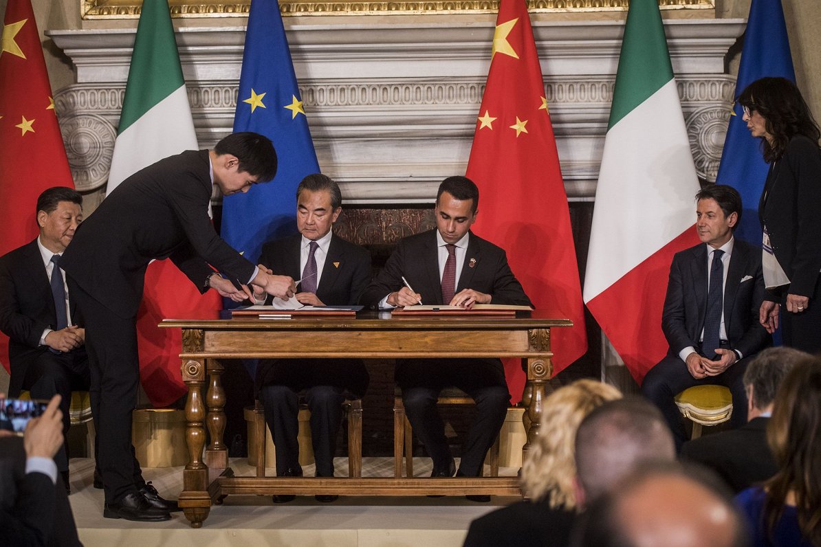 2019. gadā toreizējā Itālijas valdība nolēma pievienoties Ķīnas virzītajam projektam