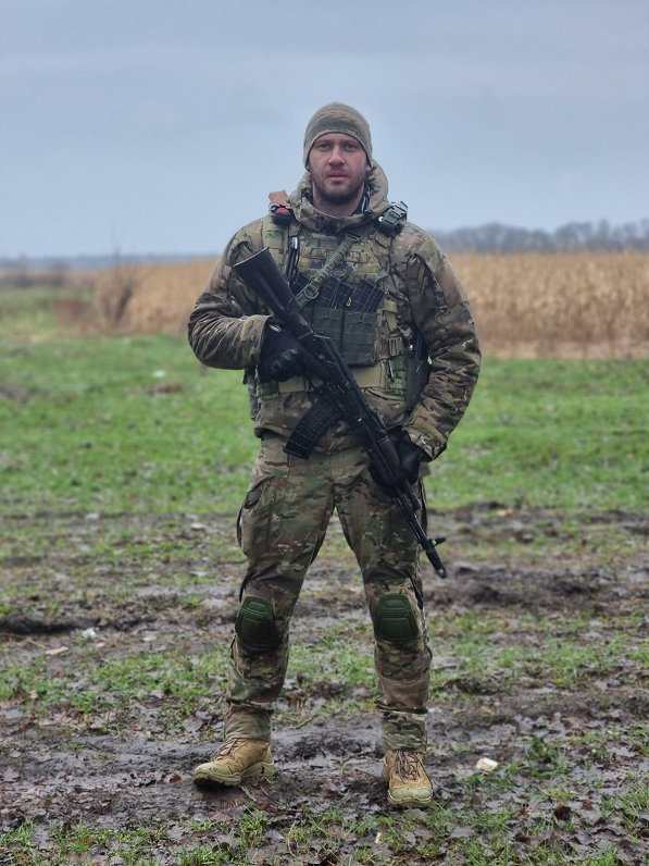 Латвиец в Вооруженных силах Украины Алвис Лукша