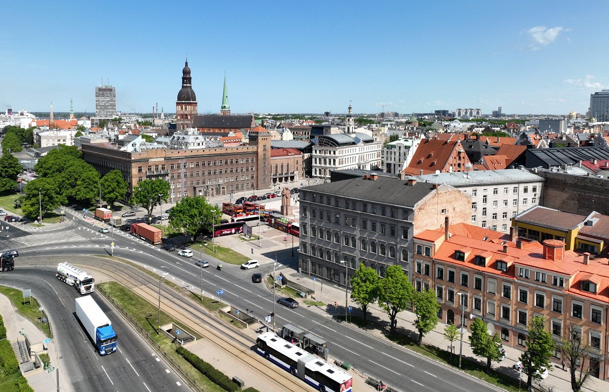 Skats uz Rīgas vecpilsētu