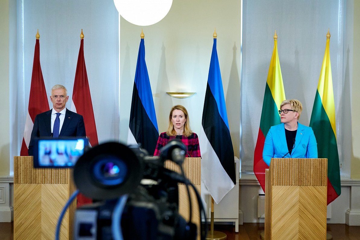Prime Ministers of Baltic states in Tallinn, May 2023