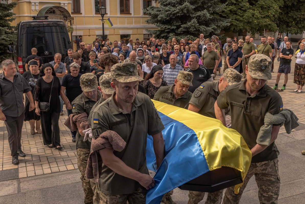 Похороны солдата. Киев. 03.08.2023