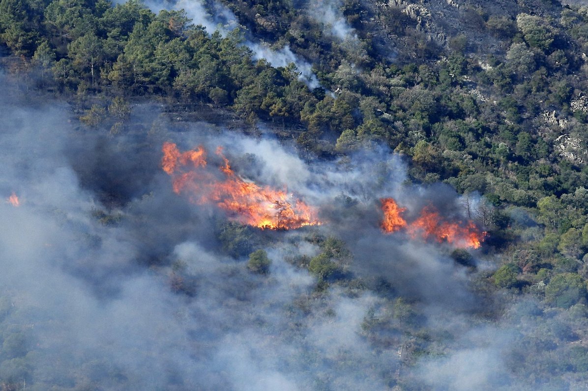 Meža ugunsgrēki Spānijā, 05.08.2023