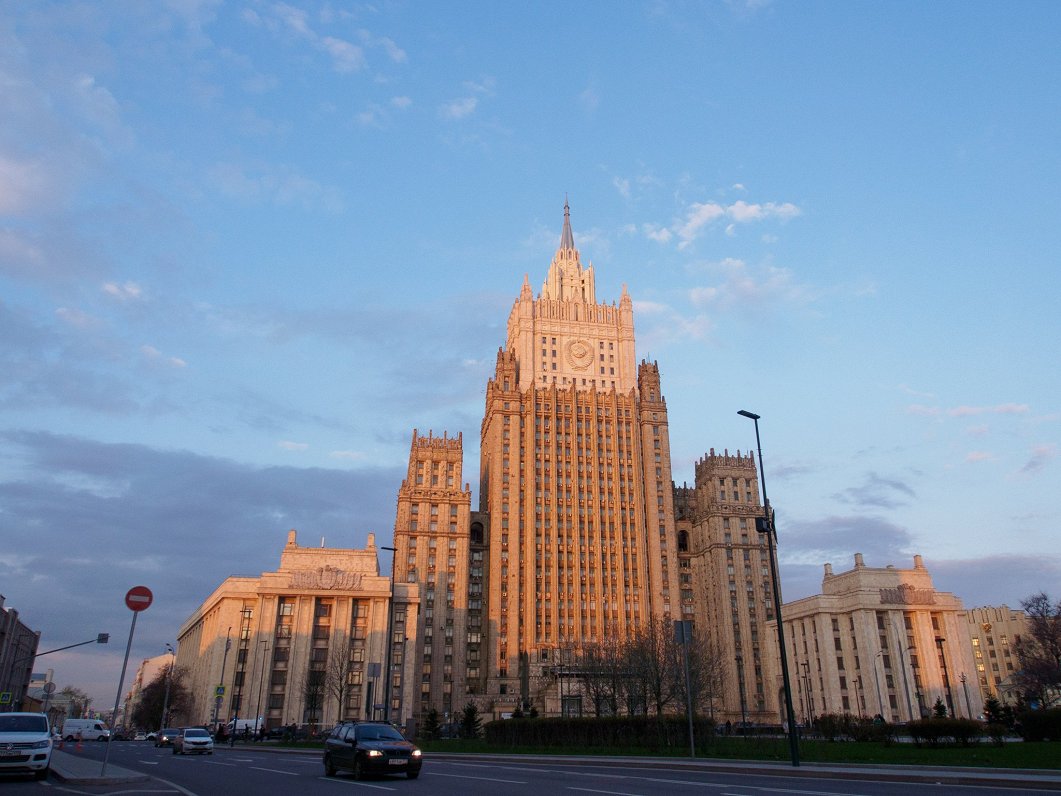 Krievijas Ārlietu ministrijas ēka Maskavā, 2021.gads