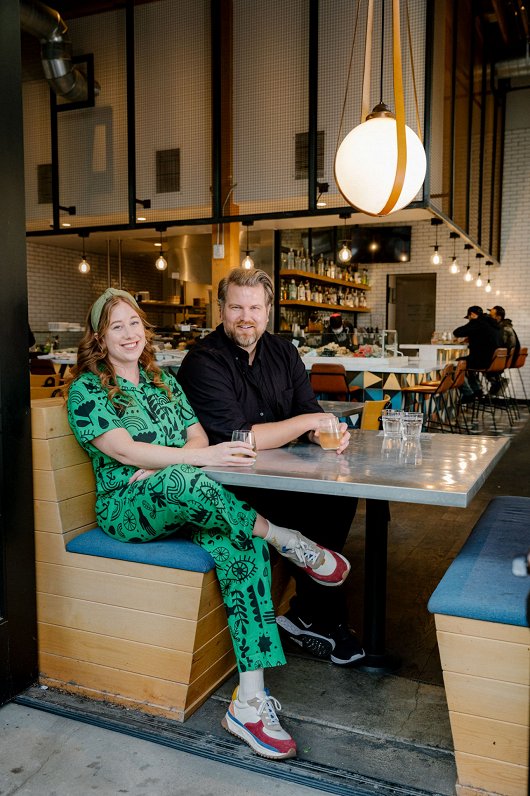 Food blogger Anders Husa and spouse Kaitlin Orr