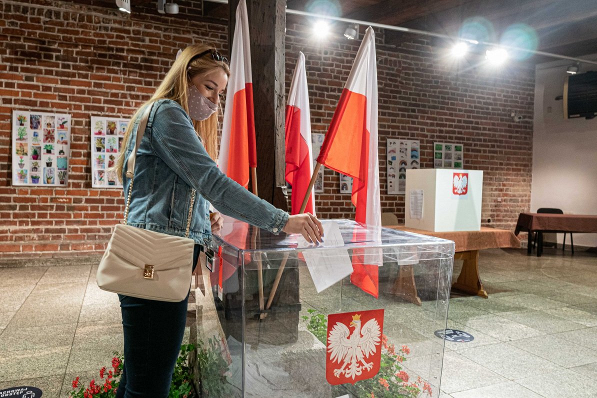 Vēlēšanu iecirknis Polijā, 2020. gads